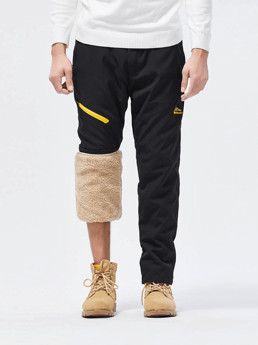 Pantalon de ski coupe-vent extérieur pour homme avec doublure amovible - SPF0735 