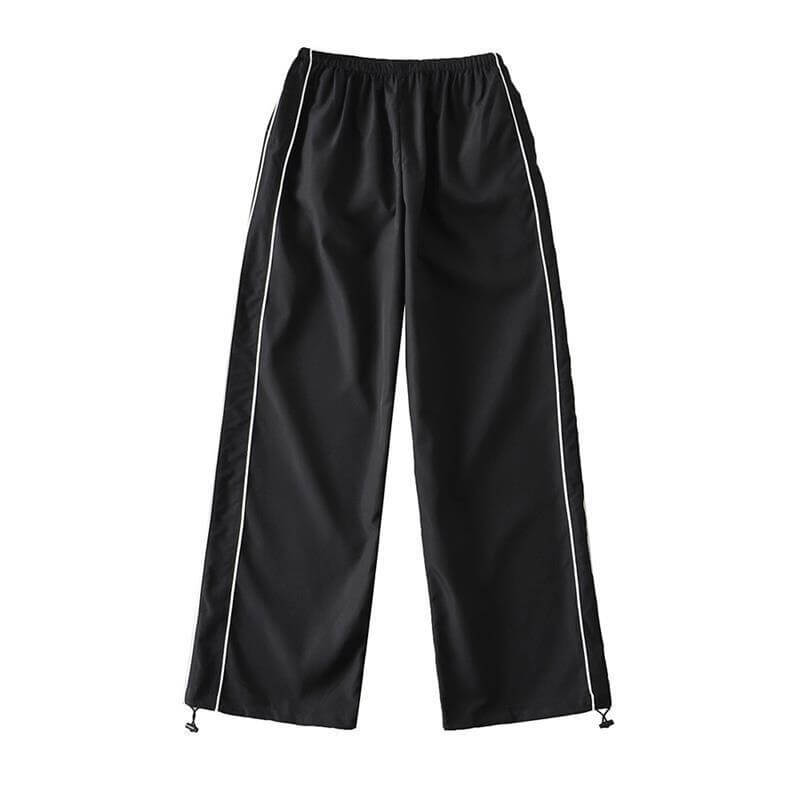Pantalon de survêtement ample taille haute uni surdimensionné pour femme - SPF1031 