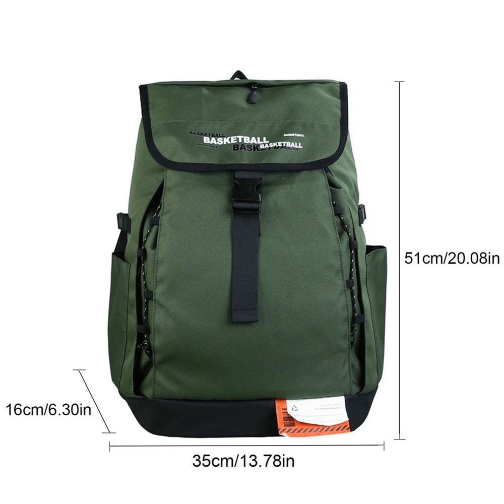 Portable Sports Basketball Bag with Ball Pocket / Outdoor Backpack - SF0844