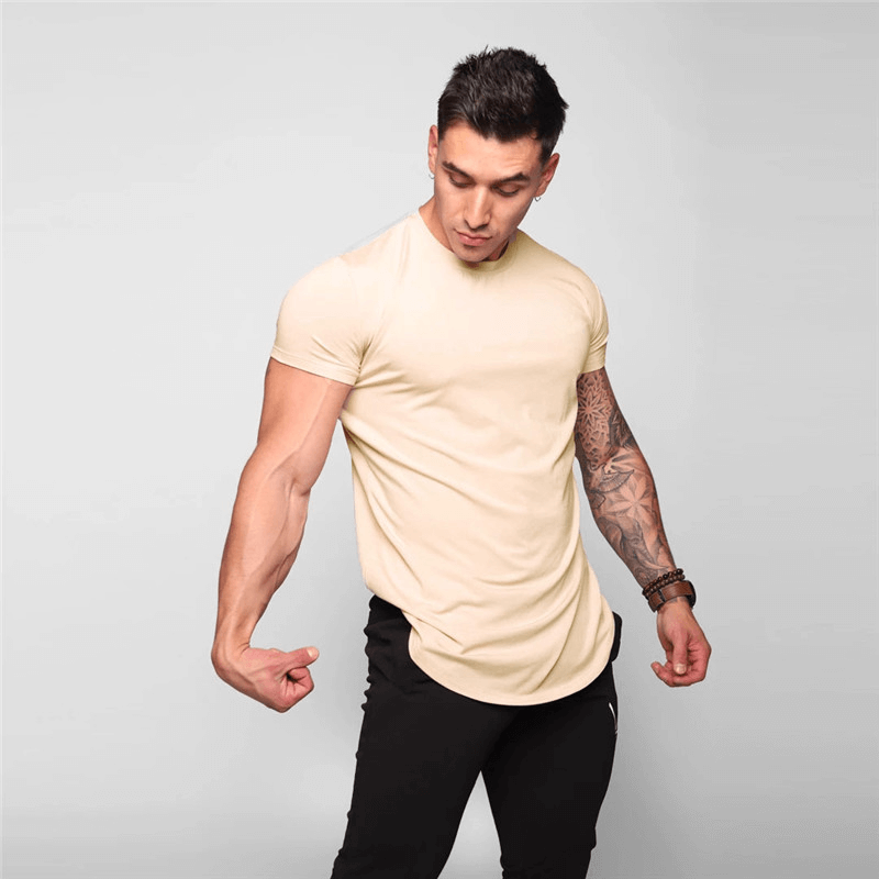 Quick-Dry Short Sleeves Running T-shirt / Male Sports Clothing - SF1173