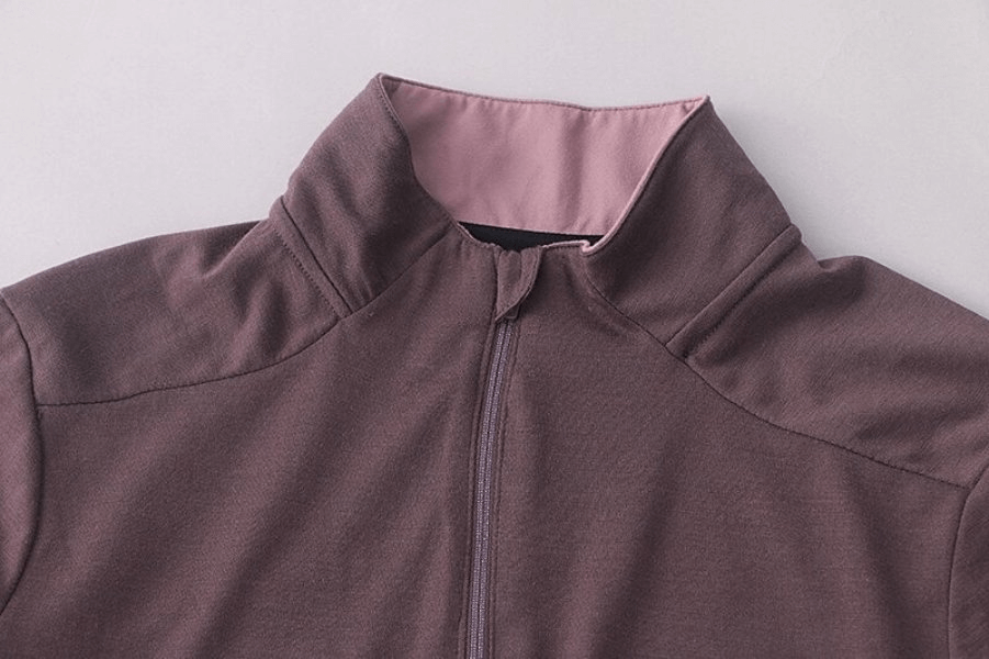 Schnell trocknende Damen-Thermo-Sweatshirts mit langen Ärmeln am Reißverschluss – SF0394 