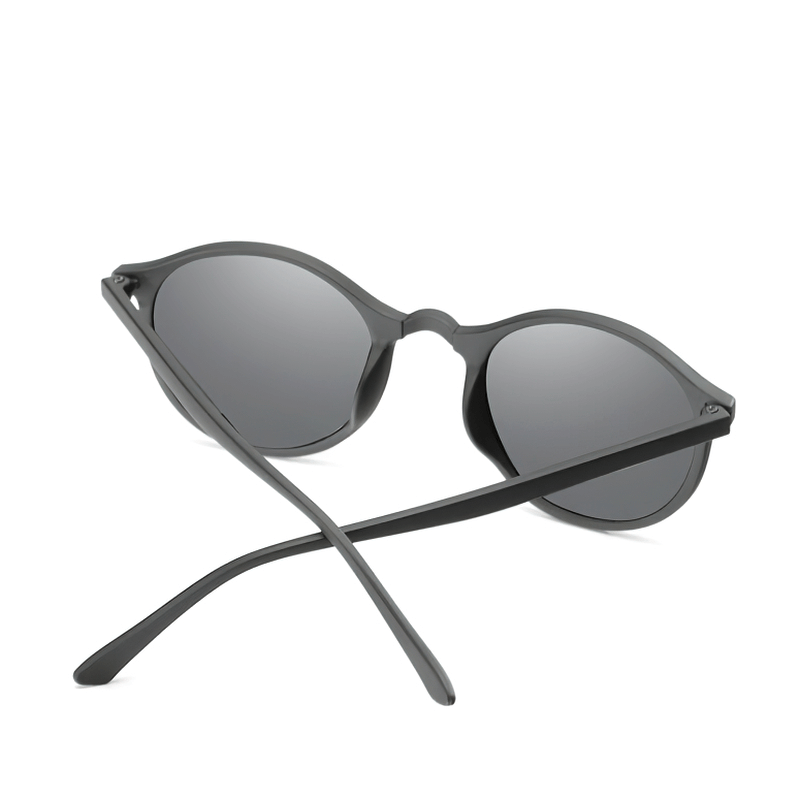 Round Rivet Frame Polarized Sunglasses SF0544 with UV protection. Fashionable driving eyewear, perfect for men and women.