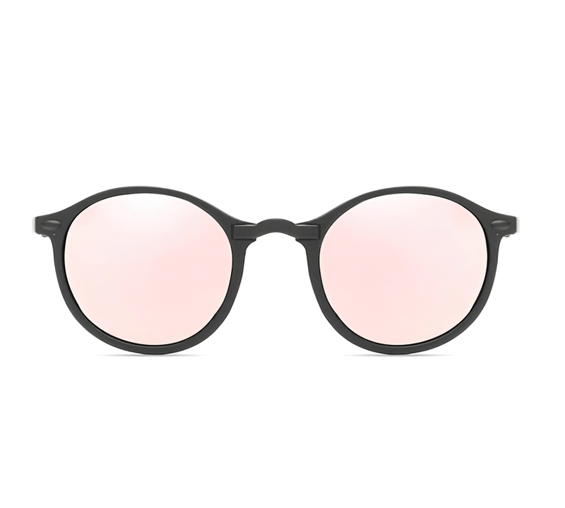Polarisierte Sonnenbrille / Sonnenbrille mit rundem Nietenrahmen - SF0544