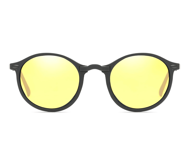 Polarisierte Sonnenbrille / Sonnenbrille mit rundem Nietenrahmen - SF0544