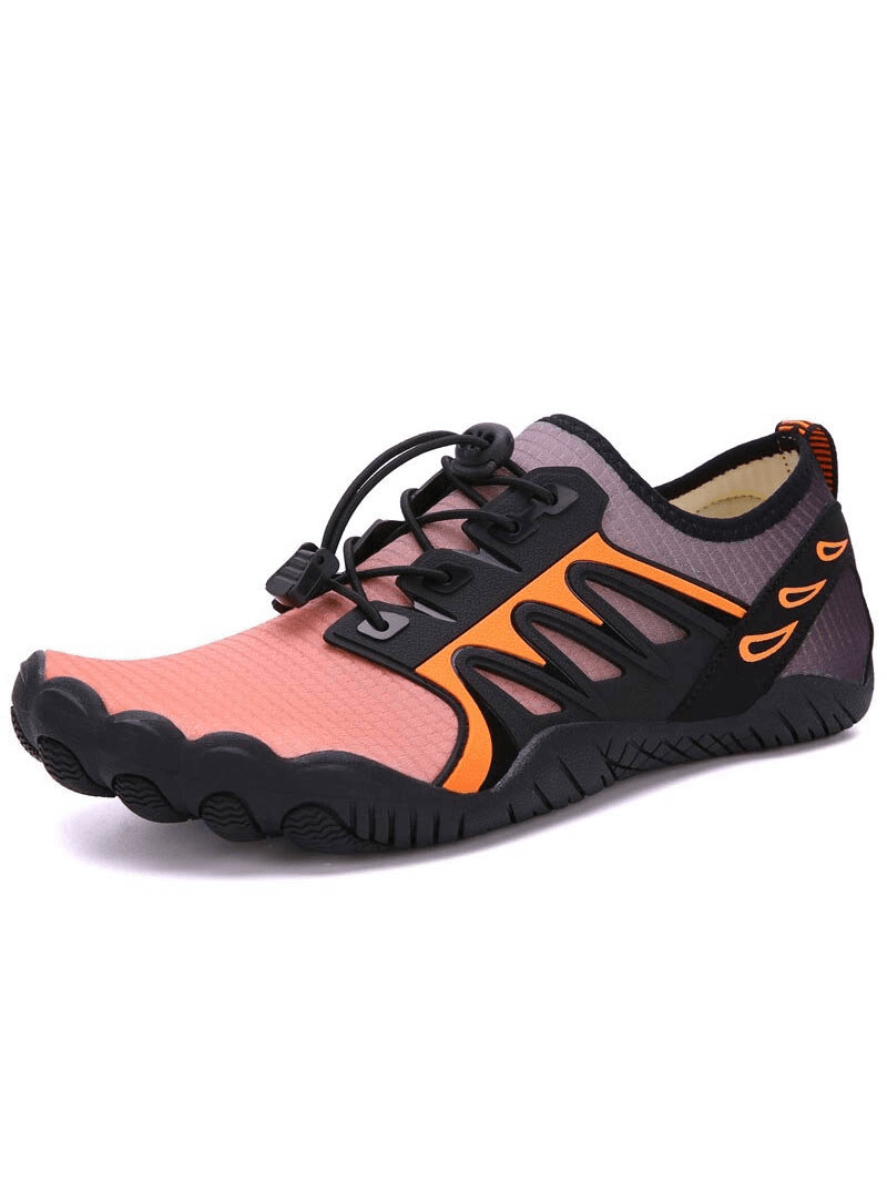 Rubber Toe Protection Water Sneakers with Adjustable Laces - SF0321