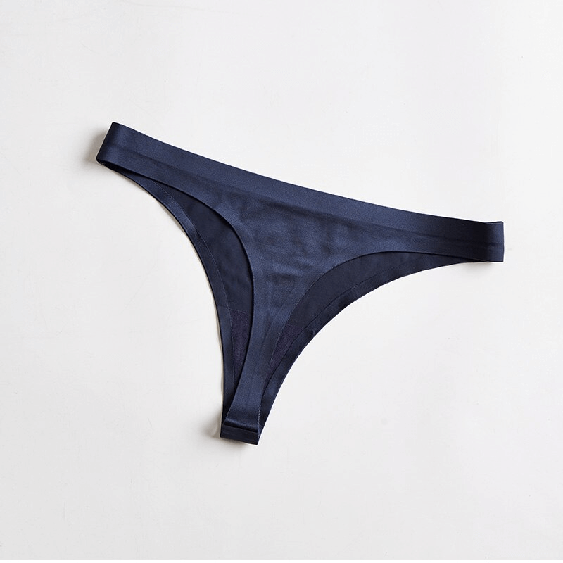 Seamless Sports Plain Women's Thongs / Elastic Underwear - SF0989