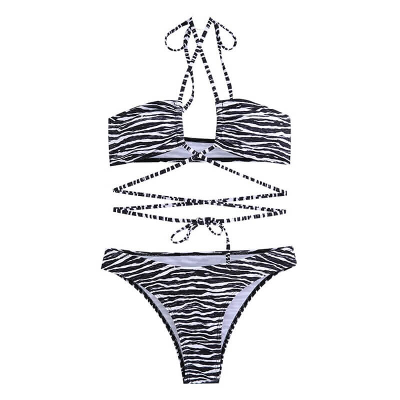 Ensemble de bikinis taille basse pour femmes sexy / Maillots de bain - SPF1013 