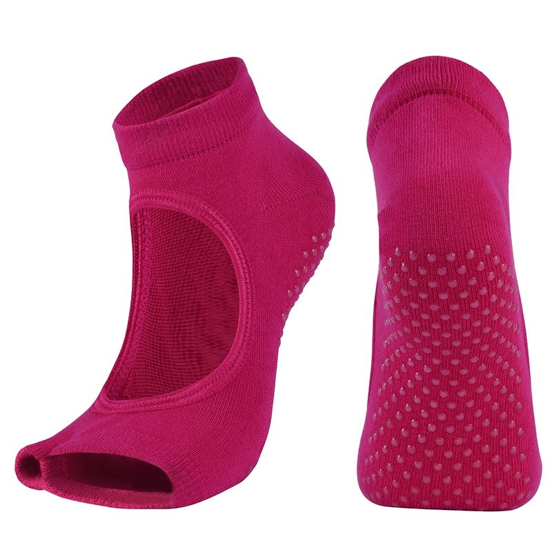 Chaussettes antidérapantes à bout ouvert pour femmes Shaped Sports - SPF0333 