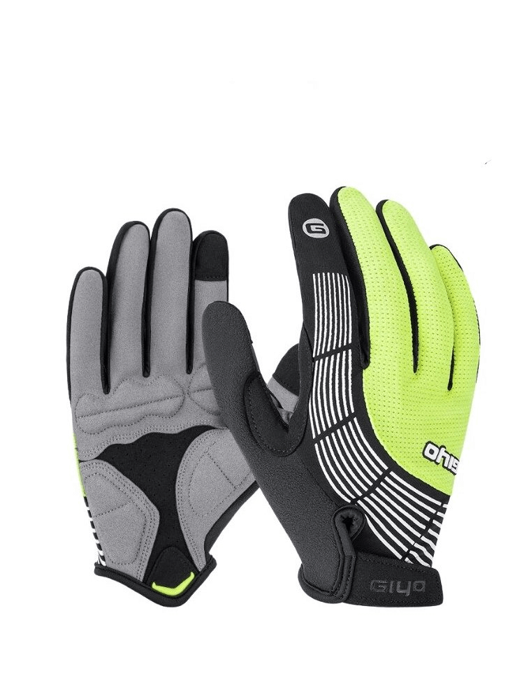 Short Cycling Thickened Windproof Gloves - SF0402, waterproof and anti-slip, ideal for cycling in windy and wet conditions.
