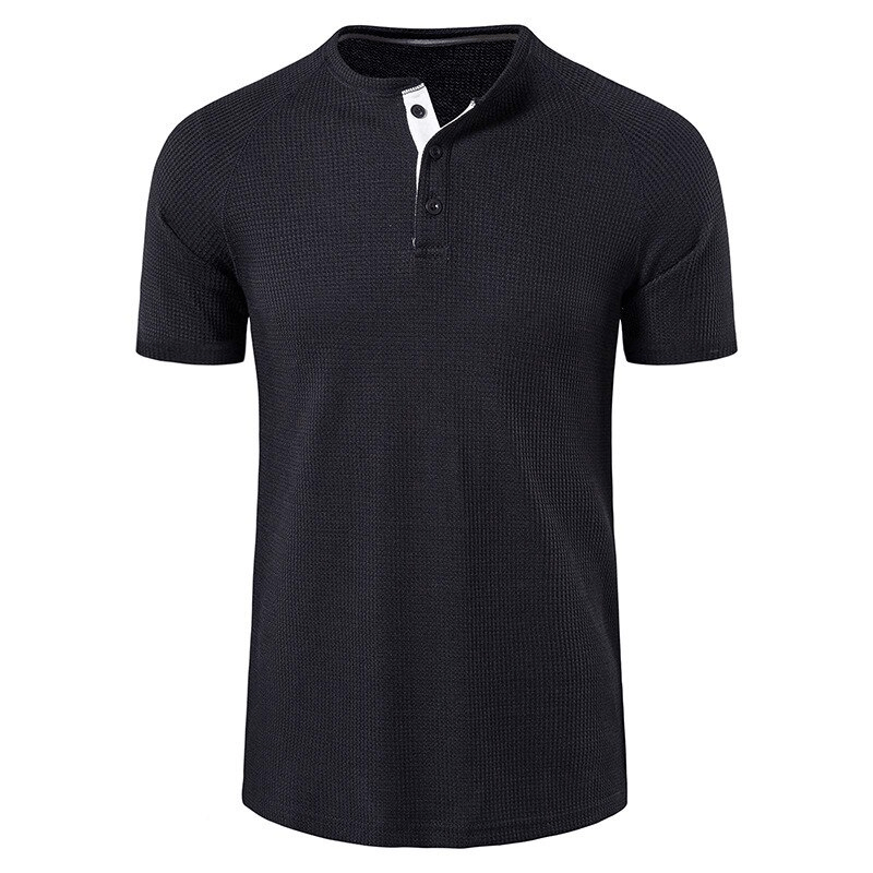 Short sleeves breathable t-shirt for men in black, perfect for sports and fashion, style SF1078, slim fit activewear top.