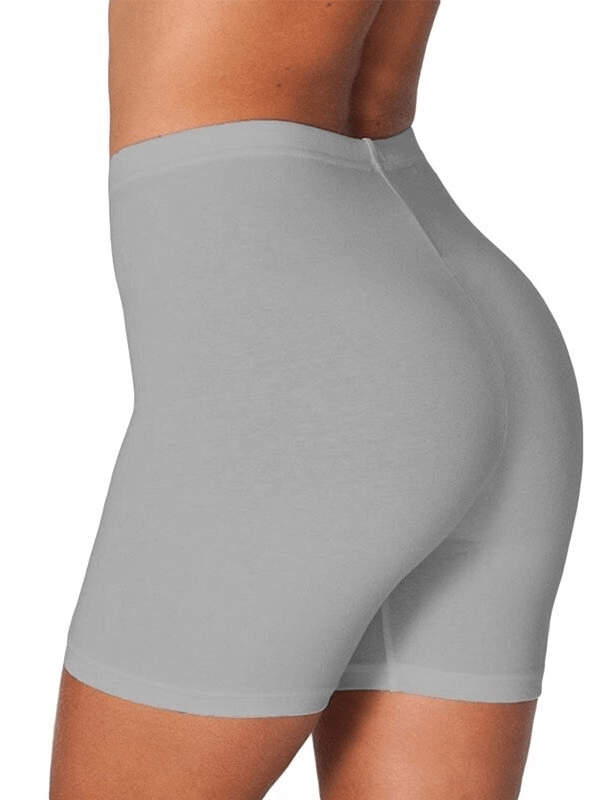 Slim Elastic Women's Shorts with High Waist for Fitness - SF0191