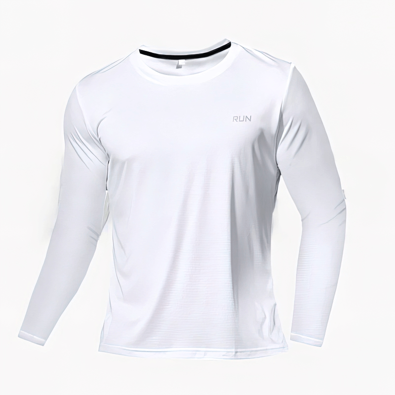Slim Quick-Dry Men's Long Sleeve Shirt for Training, lightweight and elastic, ideal for running and sports - SF0564