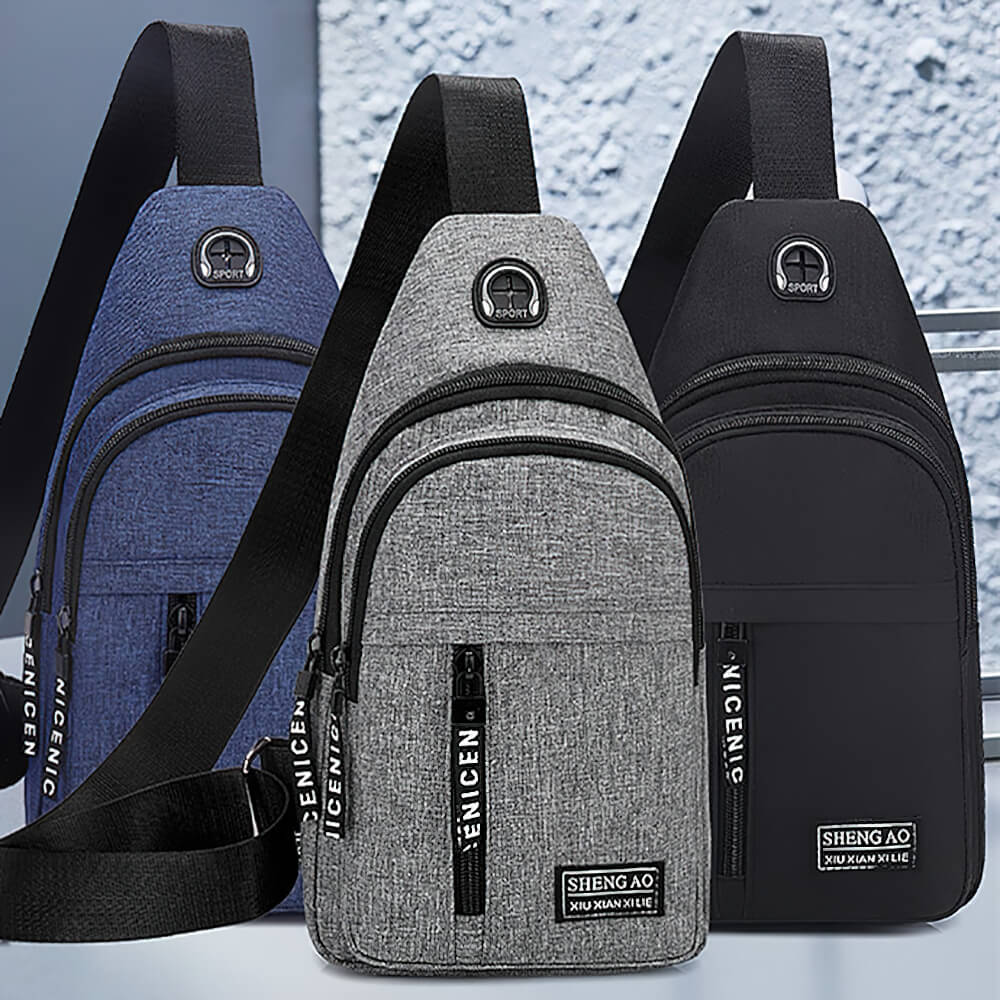 Small Waterproof Single Shoulder Strap Bag for Men - SF1217