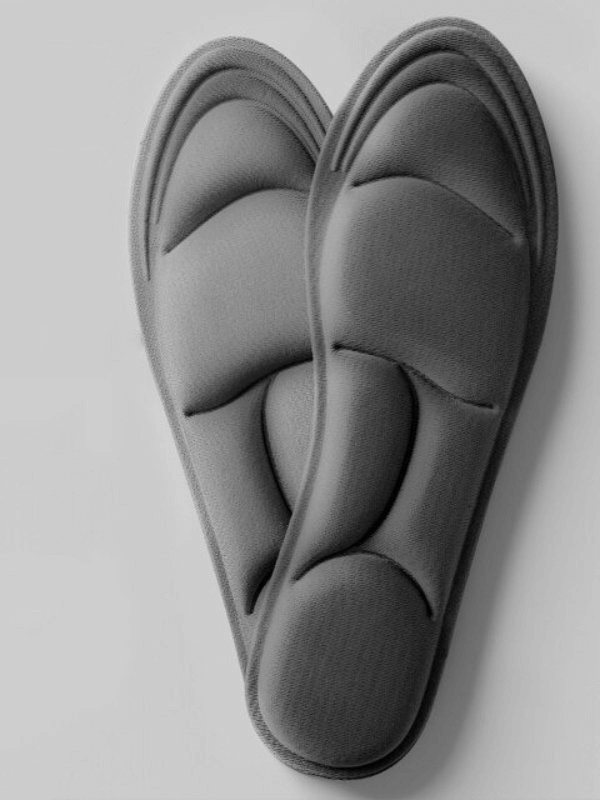 Soft breathable elastic insoles SF0362 featuring anti-slipping and shock-absorbing memory foam for orthopedic support in shoes.