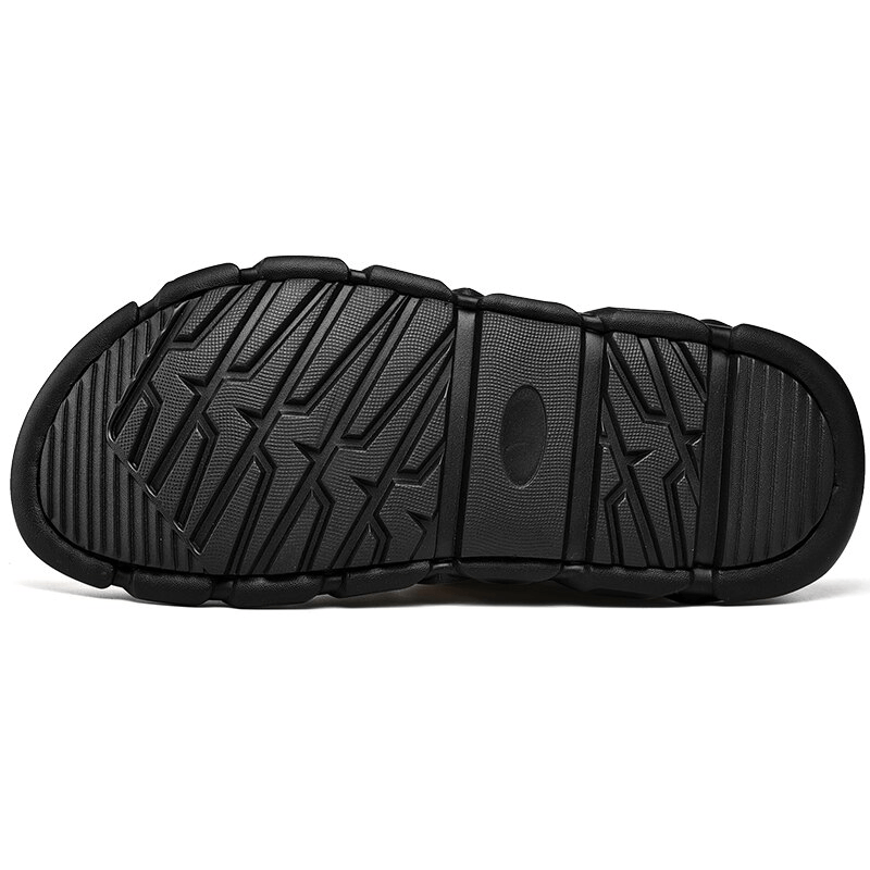 Trekking sandal rubber outsole with excellent grip and anti-collision feature.