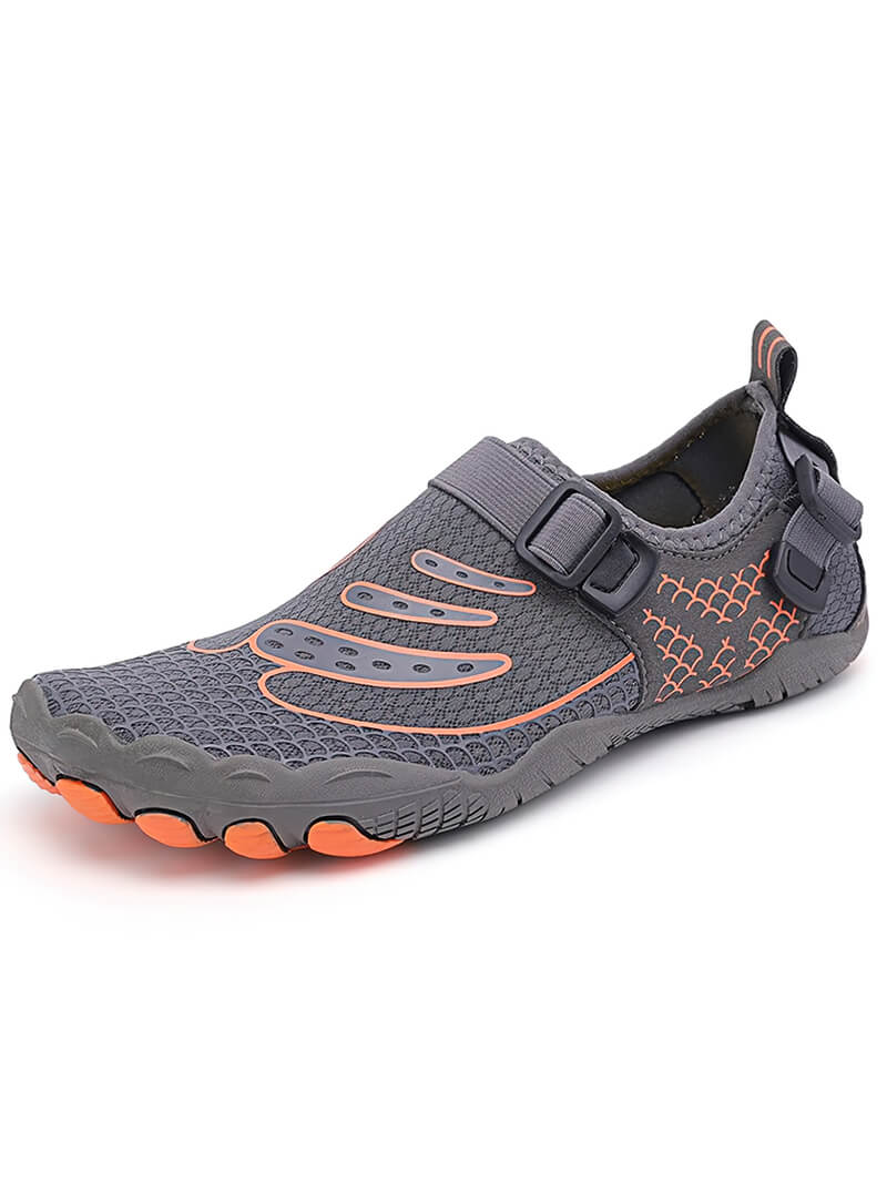 Unisex sports aqua shoes SF0474 with synthetic upper and TPR outsole for swimming, hiking, and water sports - breathable and lightweight.