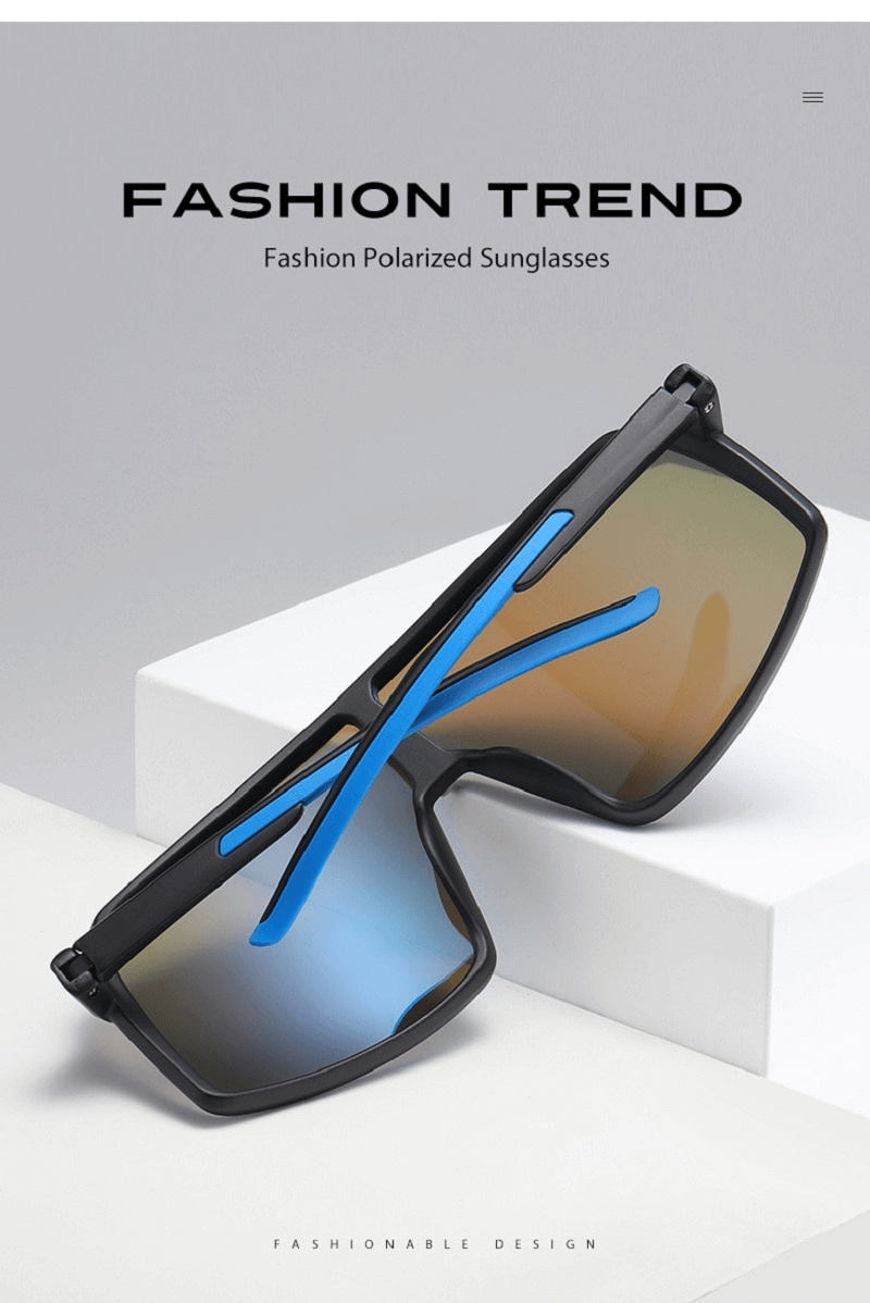 Sportliche winddichte Schutzbrille mit großem Rahmen / UV400-Modebrille – SF0955 