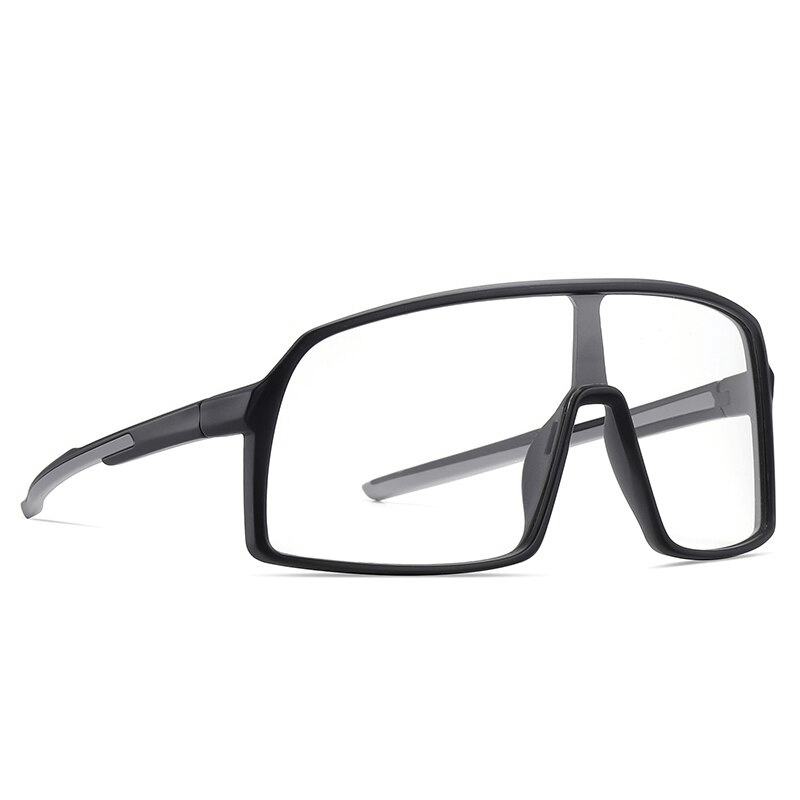 Unisex sports big frame windproof goggles with UV400 protection and sleek design.