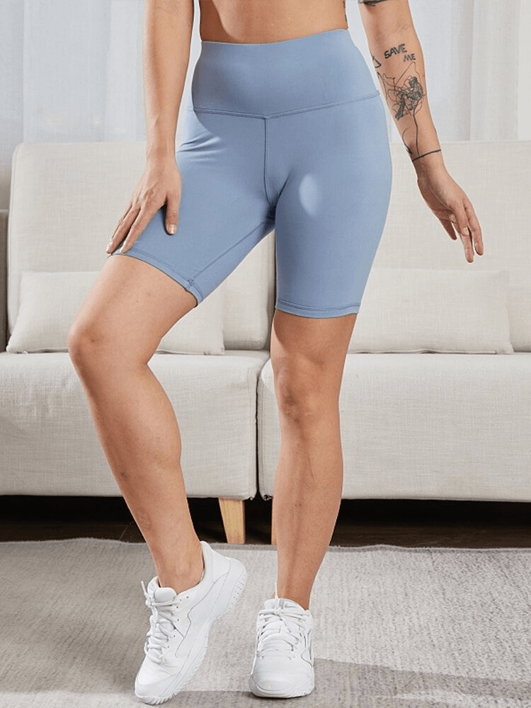 Sportliche, elastische, schnell trocknende Damen-Shorts bis zu den Knien für das Training – SF0189 