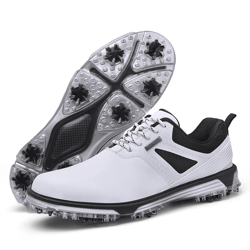 Stylish sports flexible non-slip men's sneakers golf shoes SF1175 with durable rubber outsole and breathable design for superior comfort.