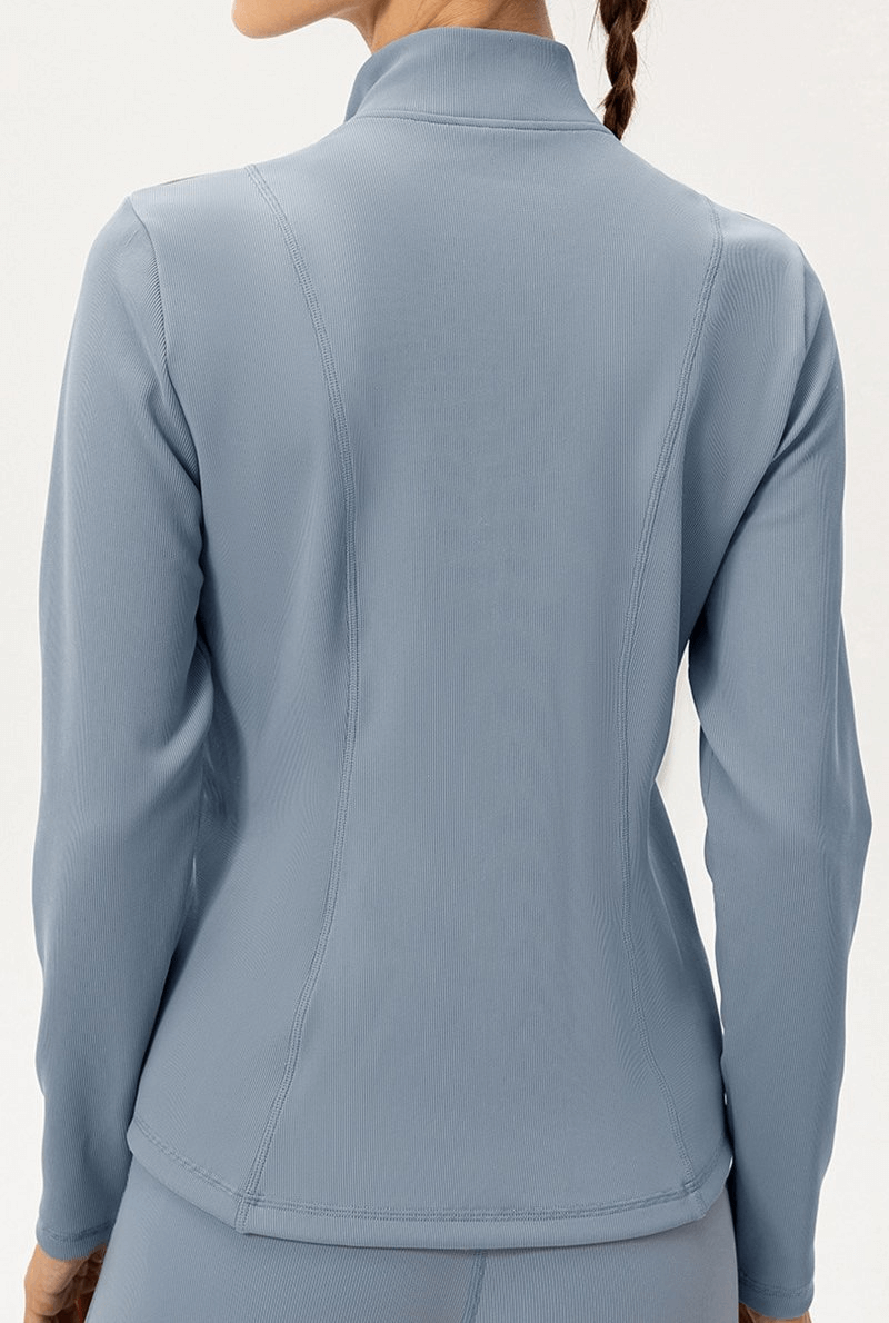 Sports Insulated Women's Jacket with Fleece Lining on Zipper - SF0902