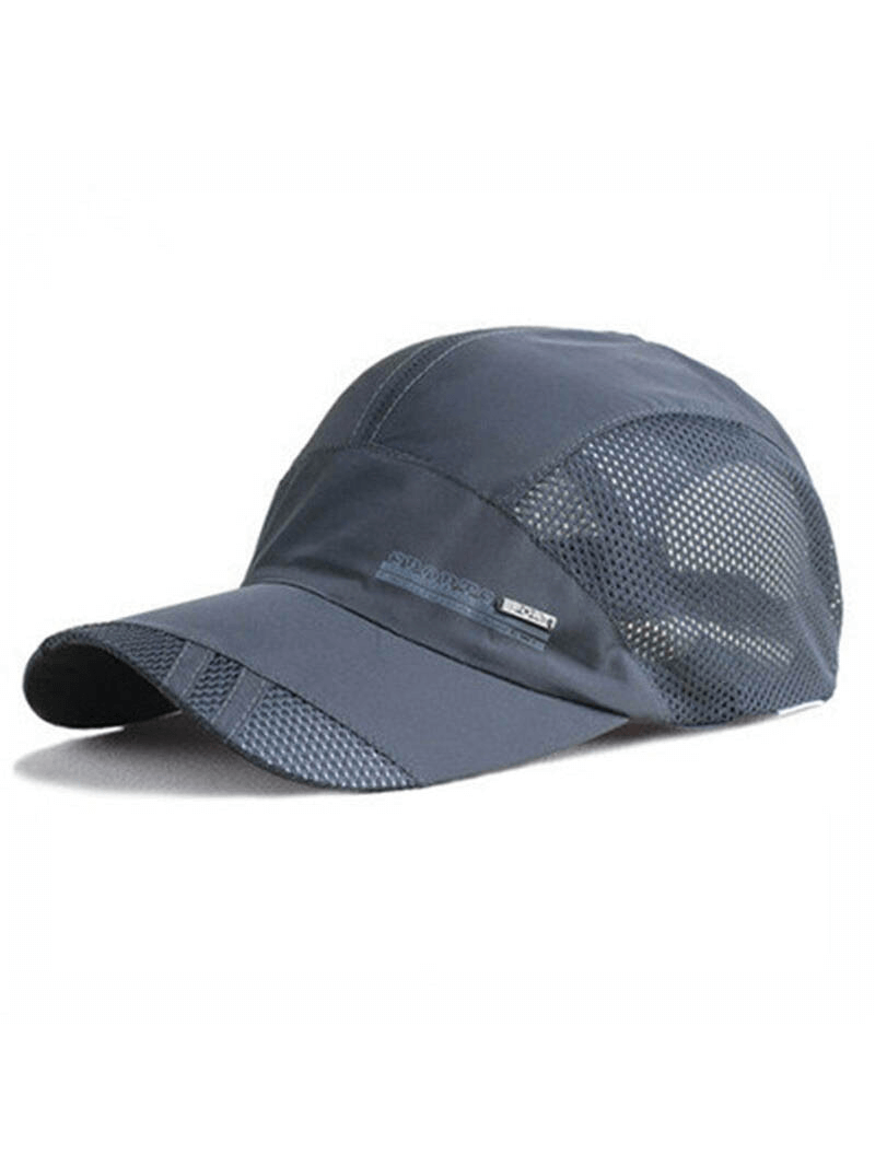 Casquette de baseball de course en maille de sport / chapeau de visière extérieure - SPF0667 