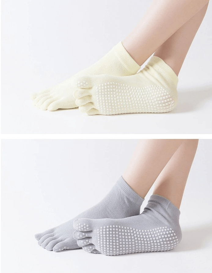 Chaussettes à cinq orteils antidérapantes à séchage rapide pour femmes - SPF0359 