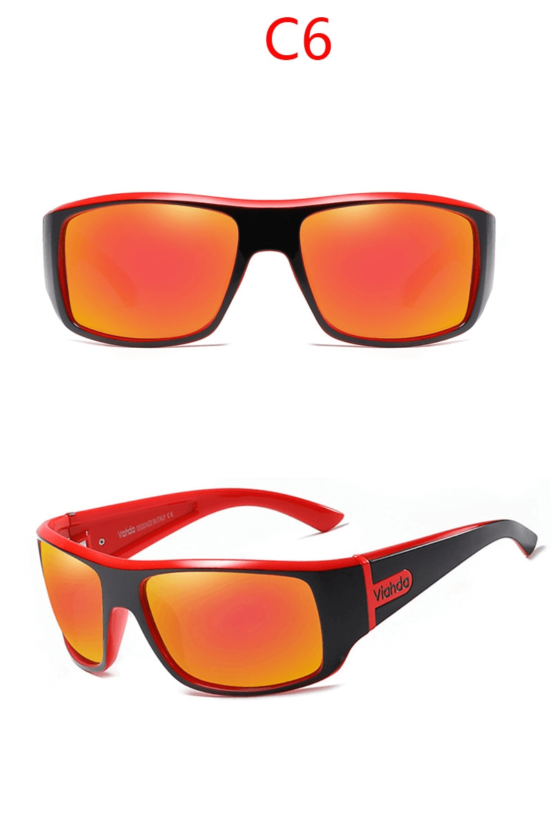 Sportbrille mit polarisierten Sonnenbrillen und UV400-Schutz – SF0946