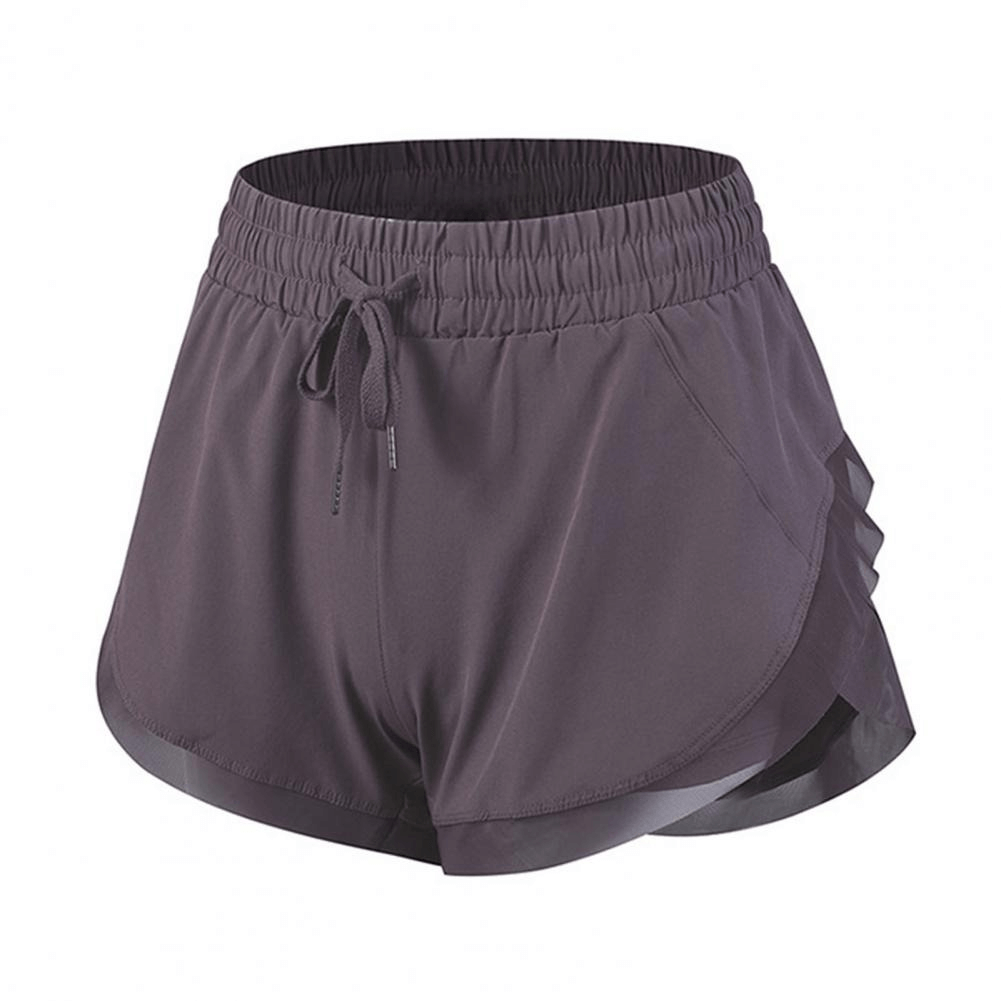 Sportliche, schnell trocknende Two-in-One-Shorts mit elastischem Saumfutter – SF0202 