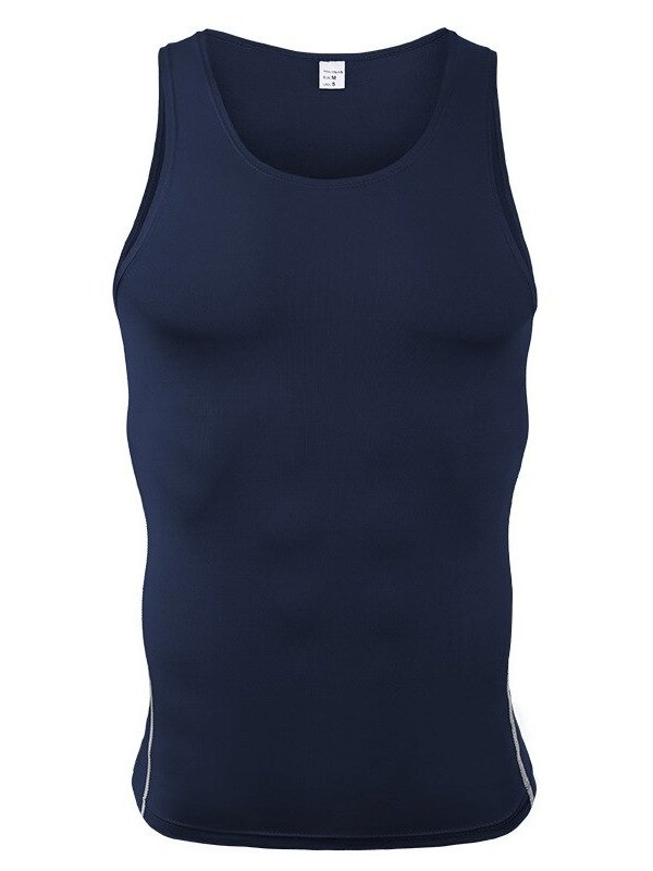 Sportliches, schnell trocknendes, schmal geschnittenes Herren-Tanktop für das Training – SF0381 