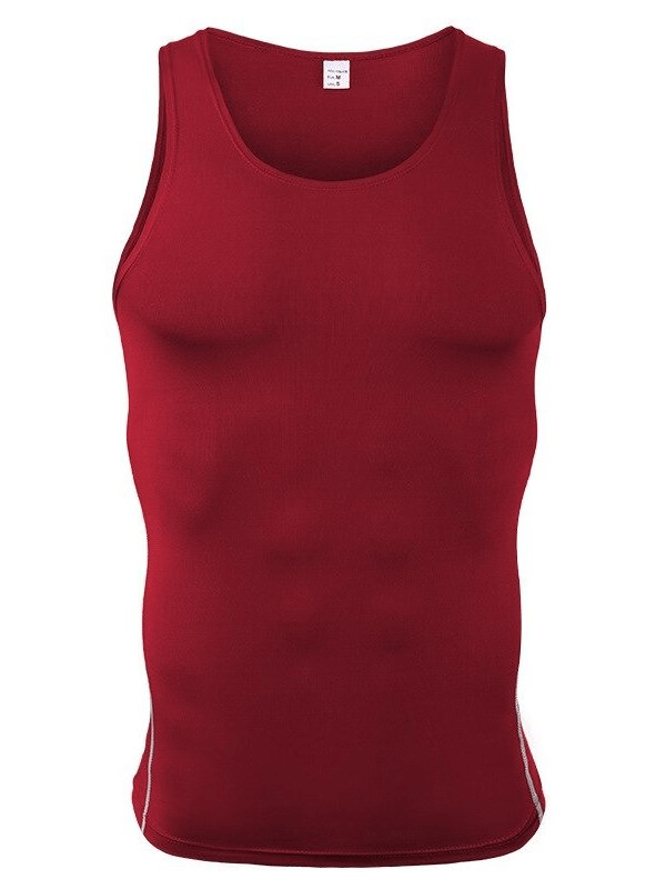 Sportliches, schnell trocknendes, schmal geschnittenes Herren-Tanktop für das Training – SF0381 