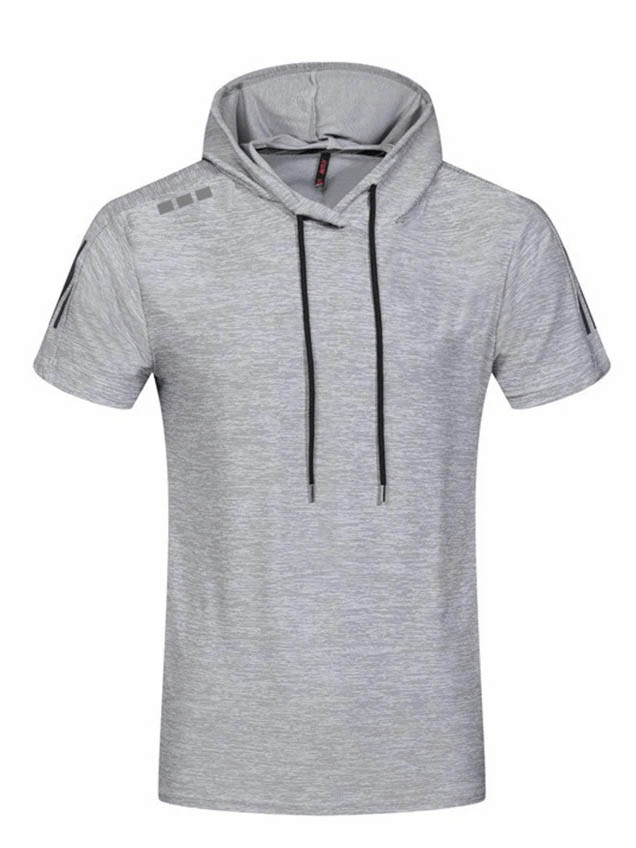 Sports Running Quick-Dry T-Shirt with Hood / Workout Sportswear - SF0351