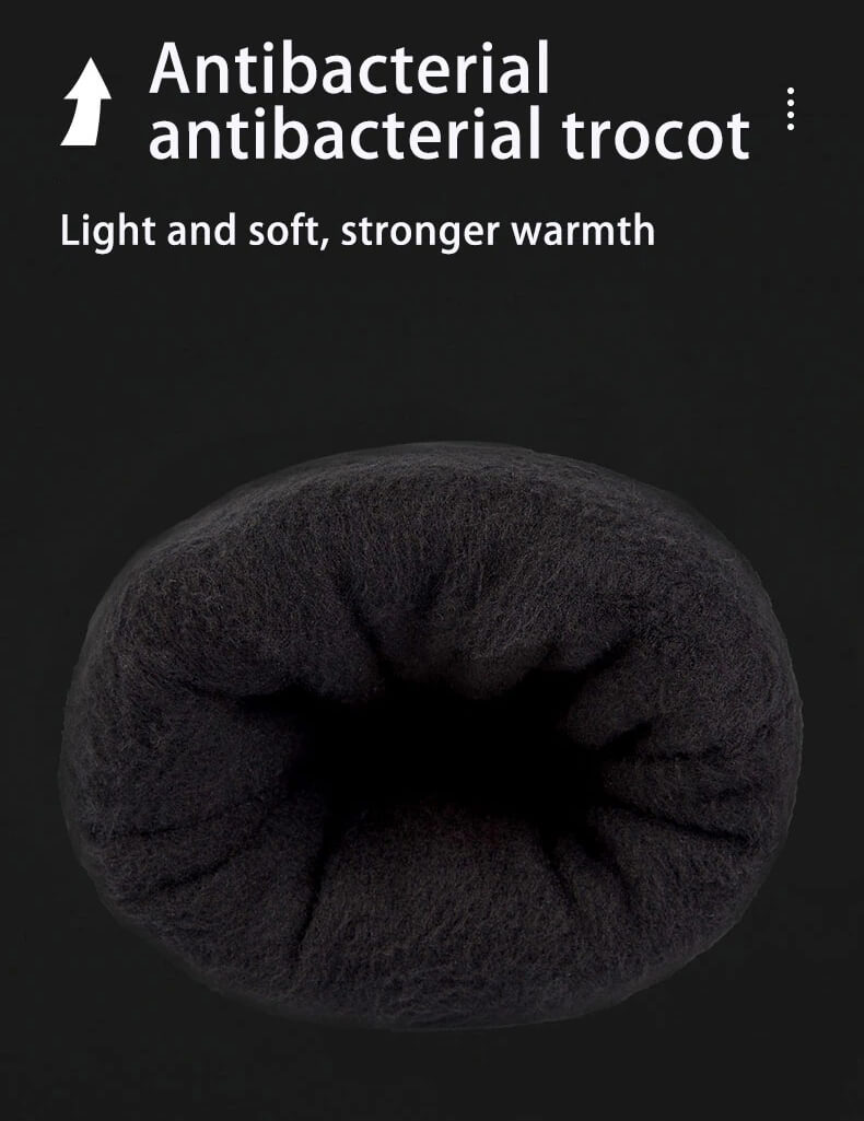Antibacterial skiing glove lining, offering warmth and softness for outdoor activities.