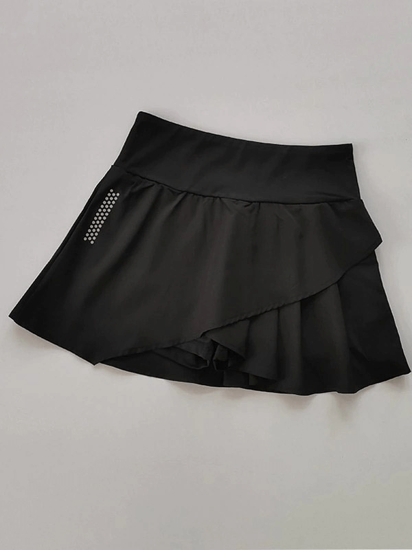 Sports Tennis Shorts-Skirt / Women's High Waisted Gym Short Skirt - SF0098