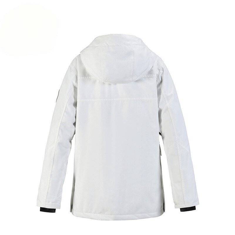 Veste de snowboard à col montant avec multi-poches et poignets Velcro - SPF0644 