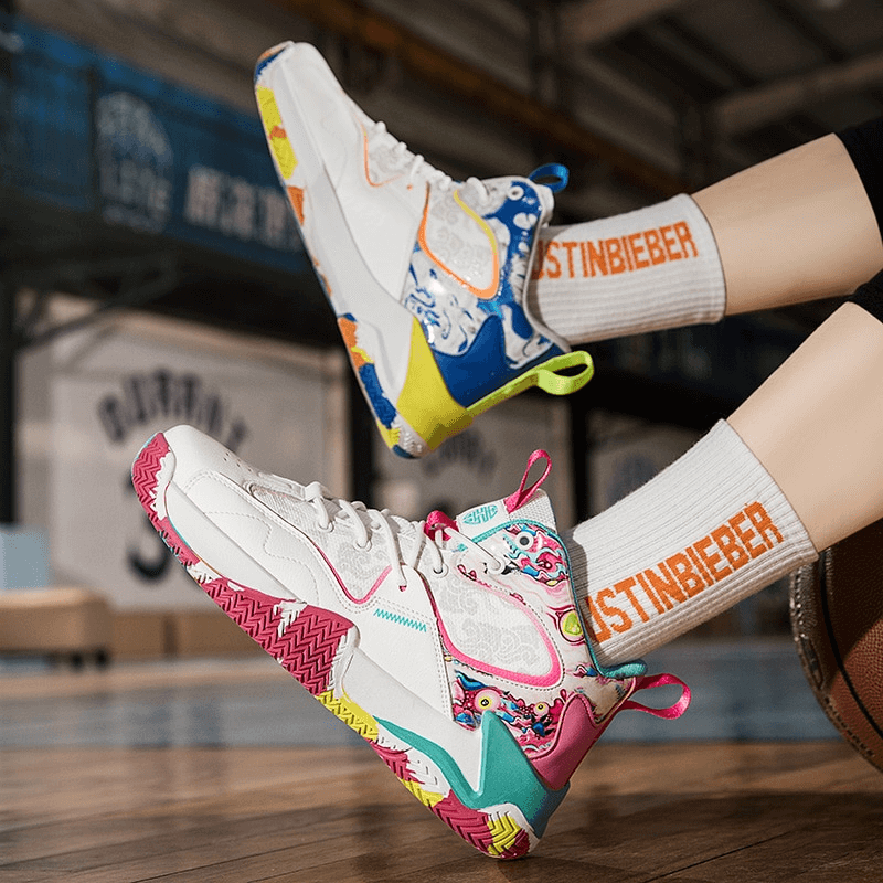Baskets unisexes de sport respirantes élégantes / chaussures de sport colorées - SPF0817 
