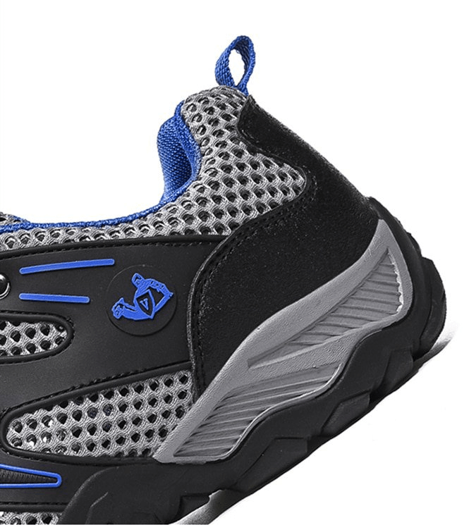 Close-up of the SF0752 stylish mesh breathable training sneaker with anti-slip sole, featuring a lightweight design and air mesh upper.