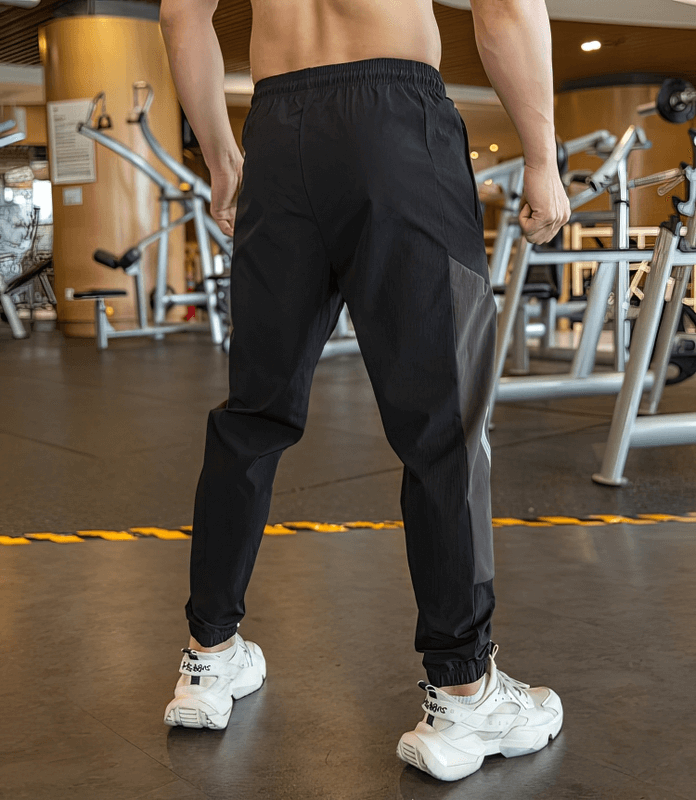 Stylish Quick-Drying Sporty Men's Pants with Cuffs for Training - SF0743