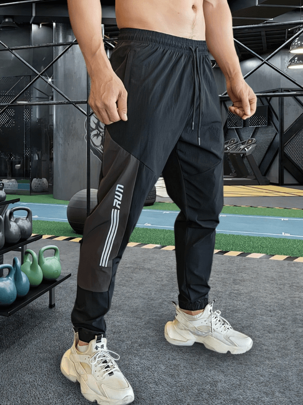 Pantalon sportif élégant à séchage rapide pour hommes avec poignets pour l'entraînement - SPF0743 