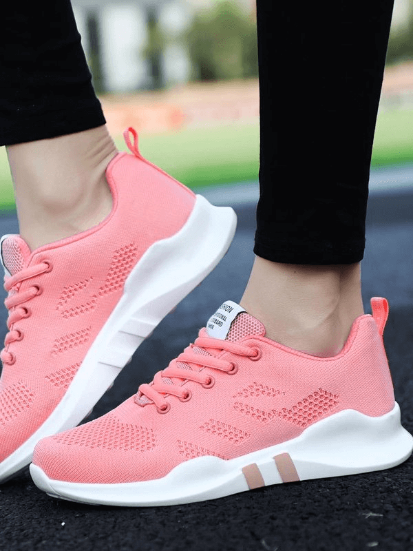 Stylish Sports Breathable Women's Sneakers with Laces - SF0213
