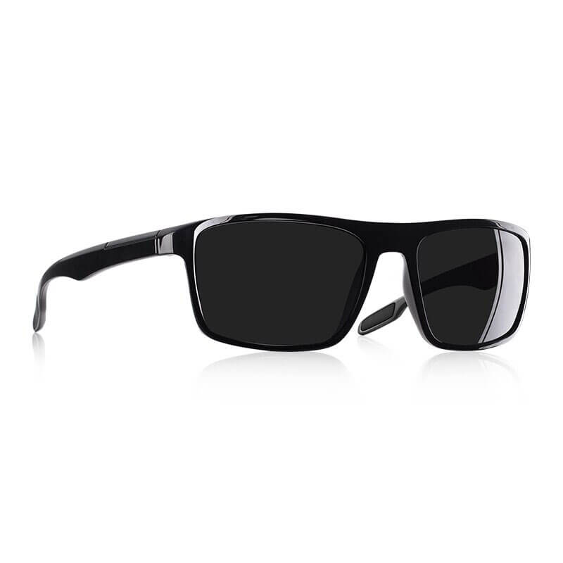 Stylish ultralight square-framed sunglasses for men SF0960 with TR90 frame and mirrored TAC lenses, offering UV protection.