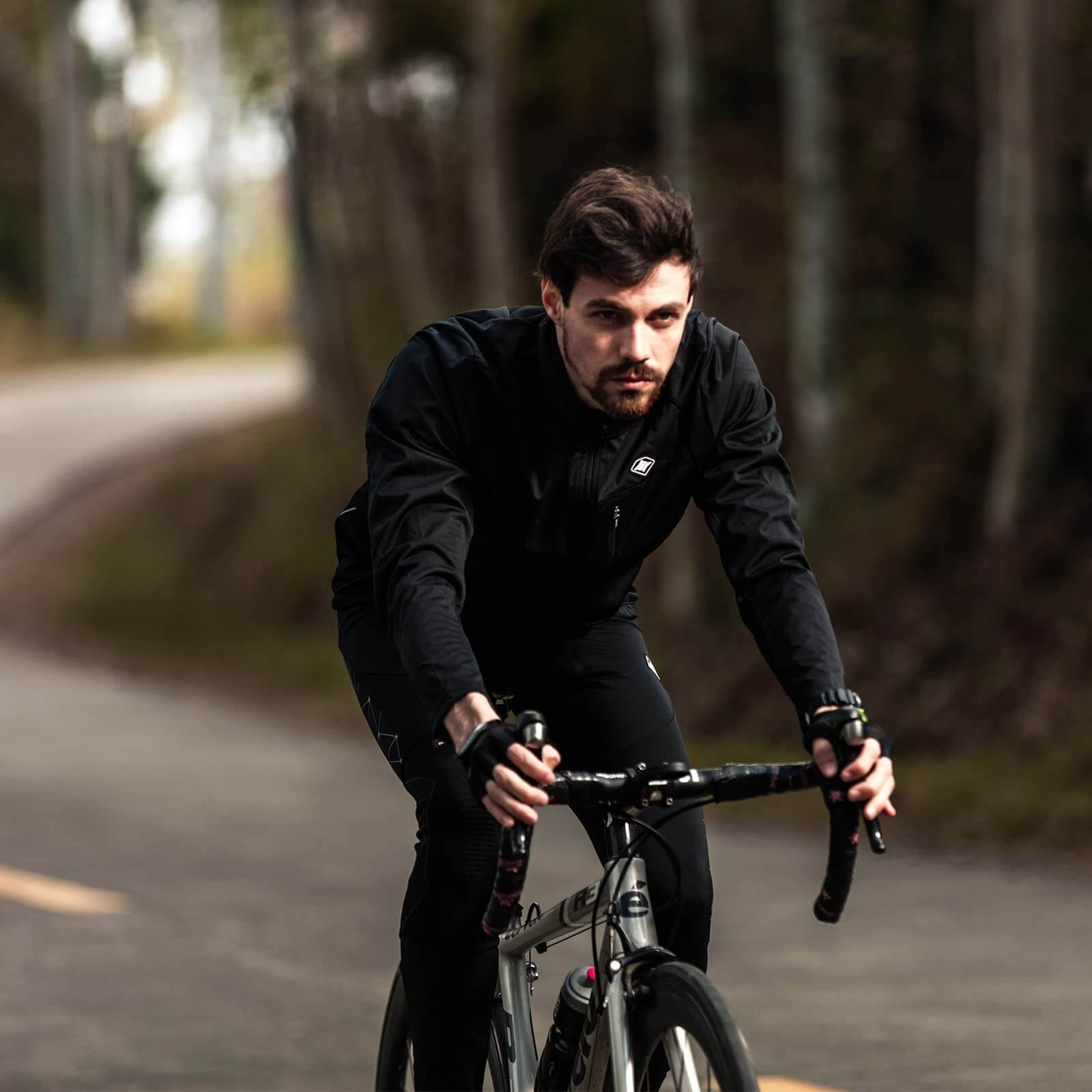 Stylische warme Fahrradjacke für Herren mit hohen Eingrifftaschen – SF0715 