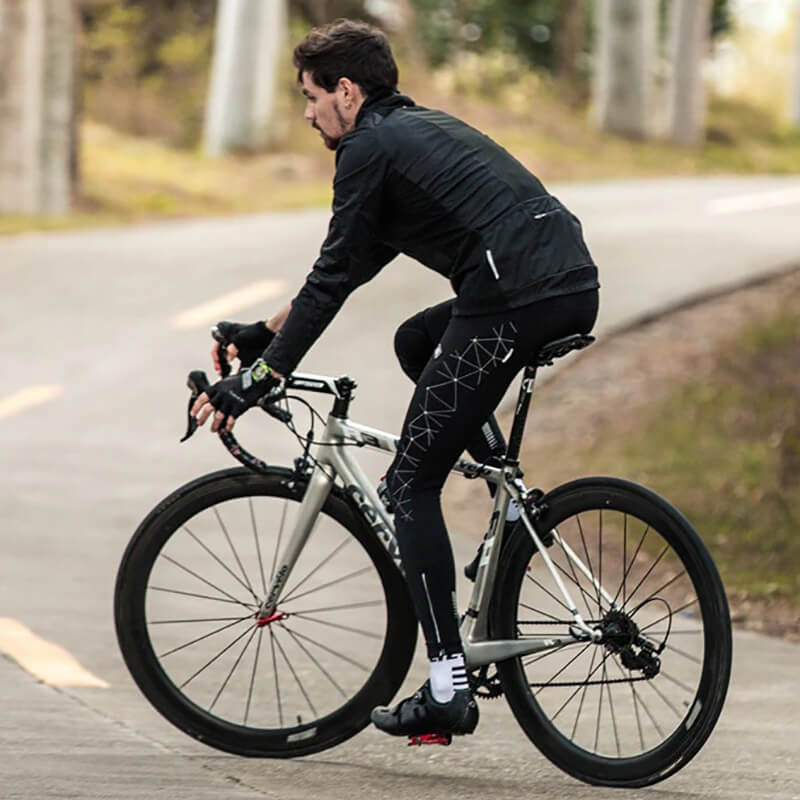 Stylische warme Fahrradjacke für Herren mit hohen Eingrifftaschen – SF0715 