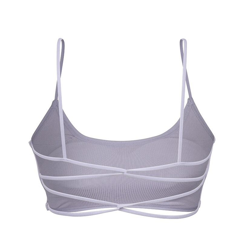Stylish Wireless Women's Sports Bras With an Open Back - SF0505