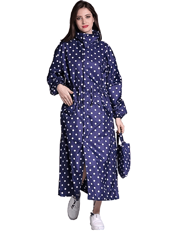 Stylish Women's Extended Waterproof Raincoats - SF0125