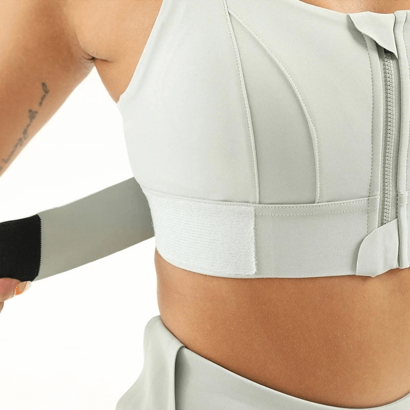 Stilvolle, stoßfeste Sport-BHs für Damen mit verstellbarem Verschluss – SF0445 