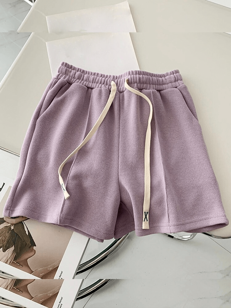 Stylische Damen-Shorts mit hoher Taille und Seitentaschen – SF0181 