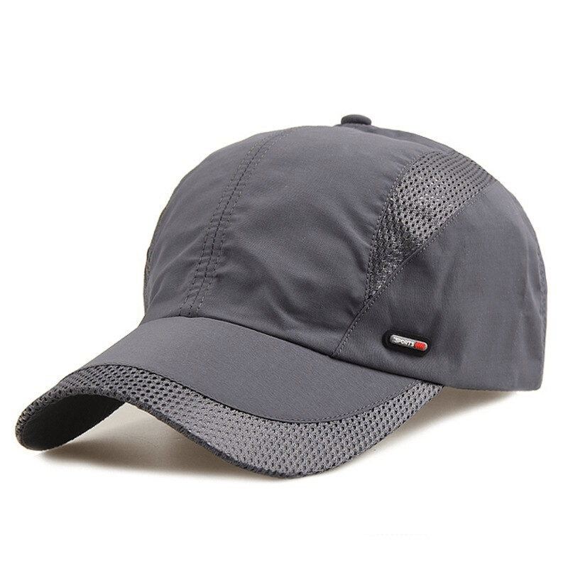 Sun Protection Fine Mesh Baseball Cap with Adjustable Metal Buckle - Perfect for Outdoor Activities and Comfort
