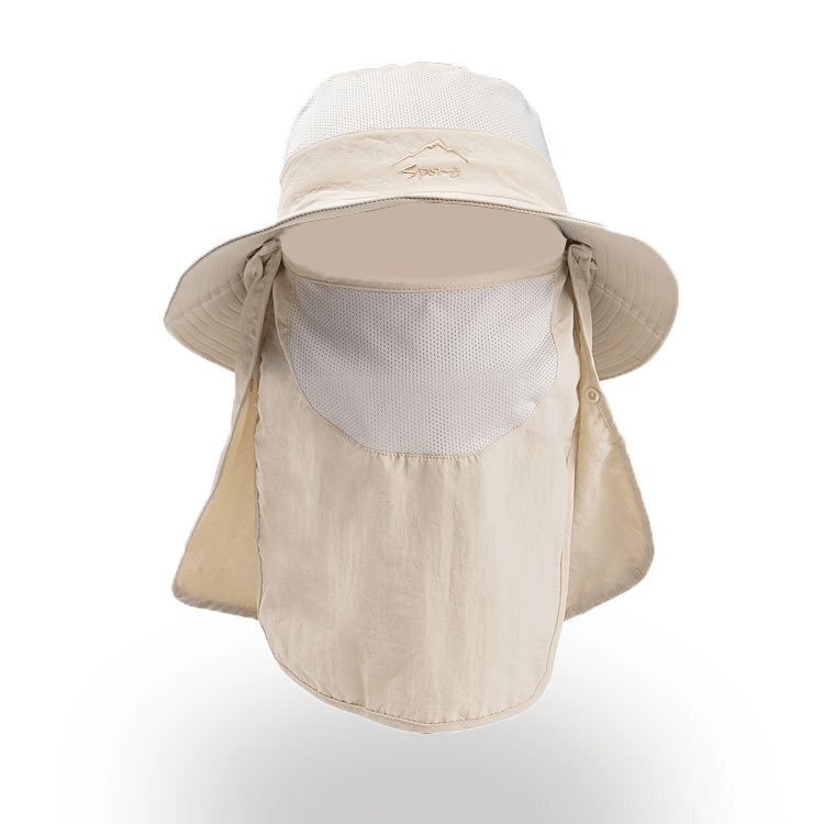 Sonnenschutz-atmungsaktive Doppelschicht-Hüte mit Gesichtsschutz – SF0432 