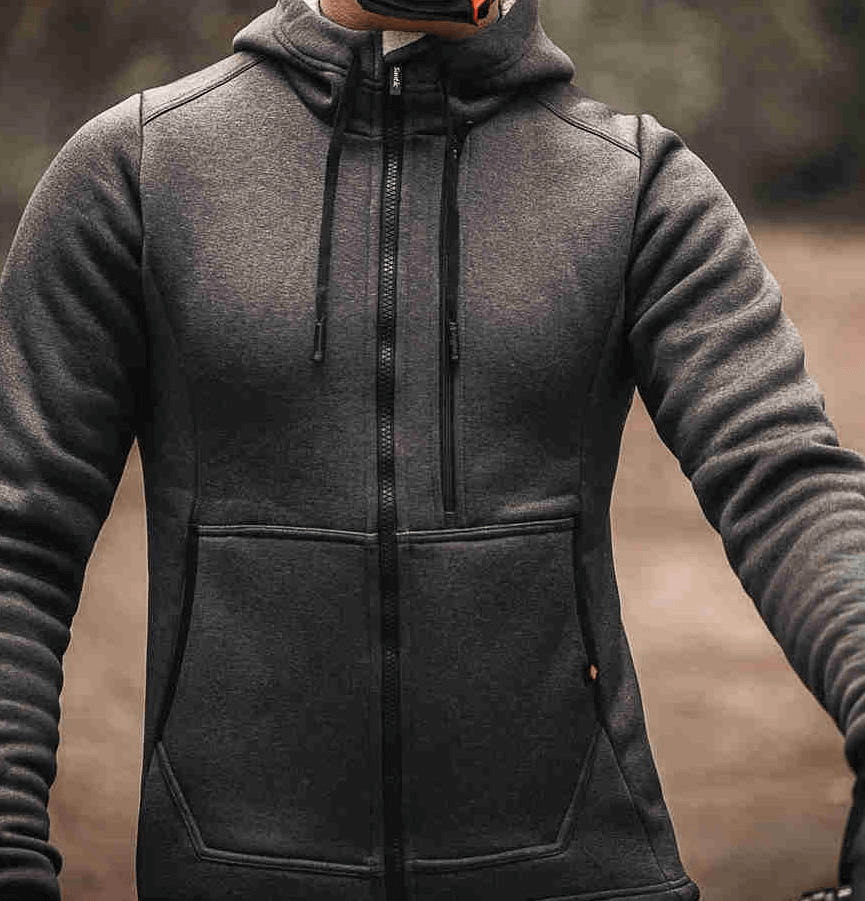 Vestes de cyclisme thermiques pour hommes avec capuche / coupe-vent chaud décontracté - SPF0484 